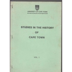Studies in the History of Cape Town Vols 2-4