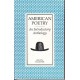 American Poetry. An Introductory Anthology