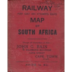 Bain's Railway Map of South Africa