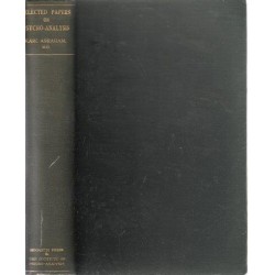 Selected Papers of Karl Abraham Introductory Memoir by Ernest Jones
