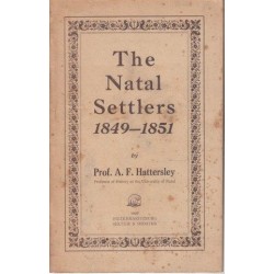 The Natal Settlers, 1849-1851