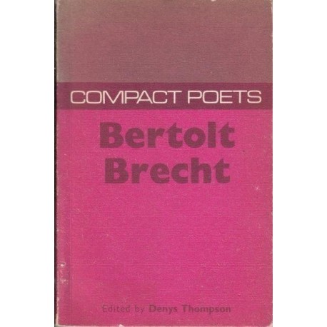 Compact Poets: Bertolt Brecht