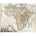 MAP OF AFRICA: Novissima et Perfectissima Africae Descriptio ex Formis Caroli Allard