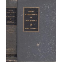 Great Experiments in Psychology (The Century Psychology Series, Hardcover)