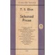 T. S. Eliot: Selected Prose