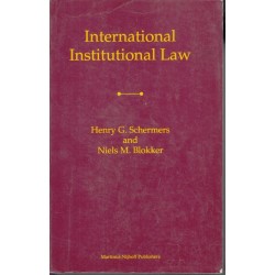 International Institutional Law: Unity Within Diversity