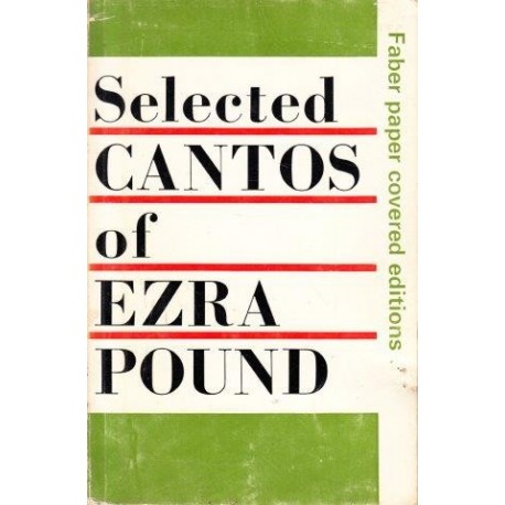 Selected Cantos Of Ezra Pound