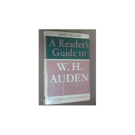 A Reader's Guide to W. H. Auden