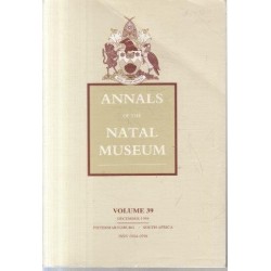Annals of the Natal Museum Vol. 39